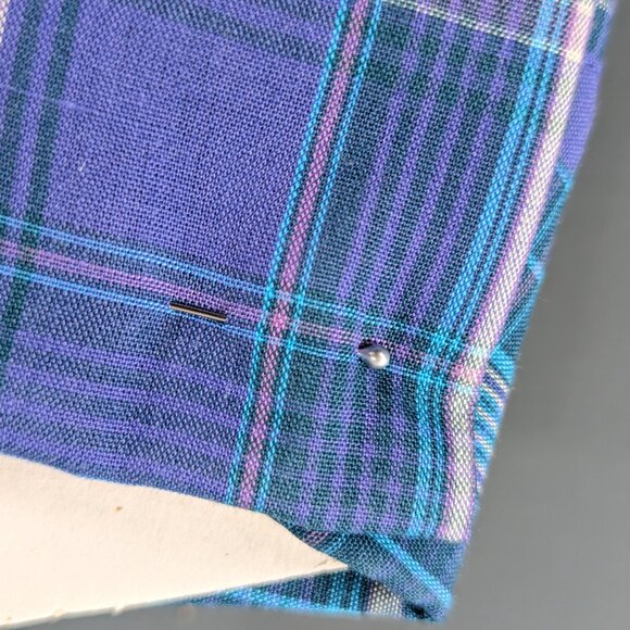 Vintage Chaps Ralph Lauren Plaid shirt size L, long sleeve button down shirt - Picture 7 of 10